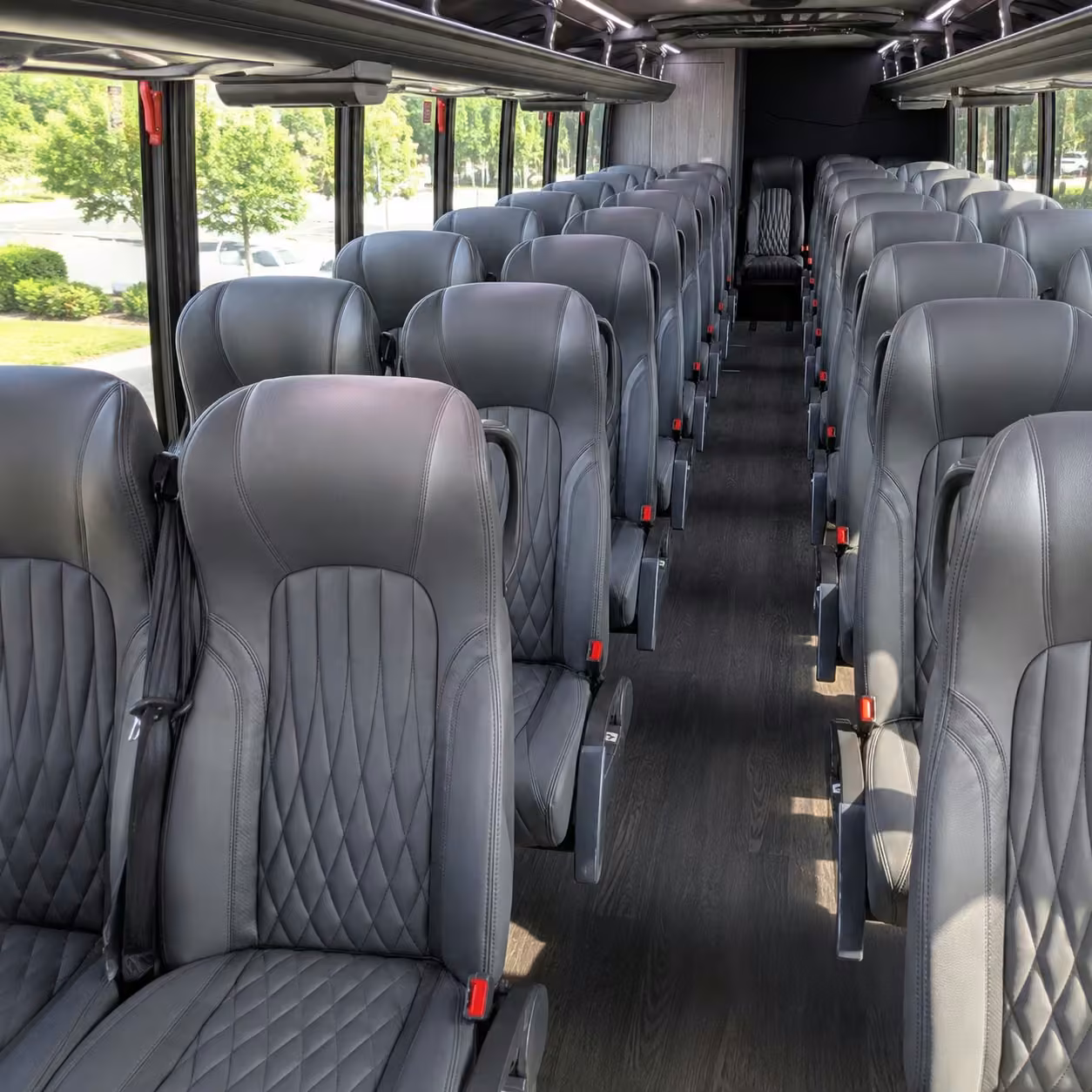 15 35 passenger minibus inside