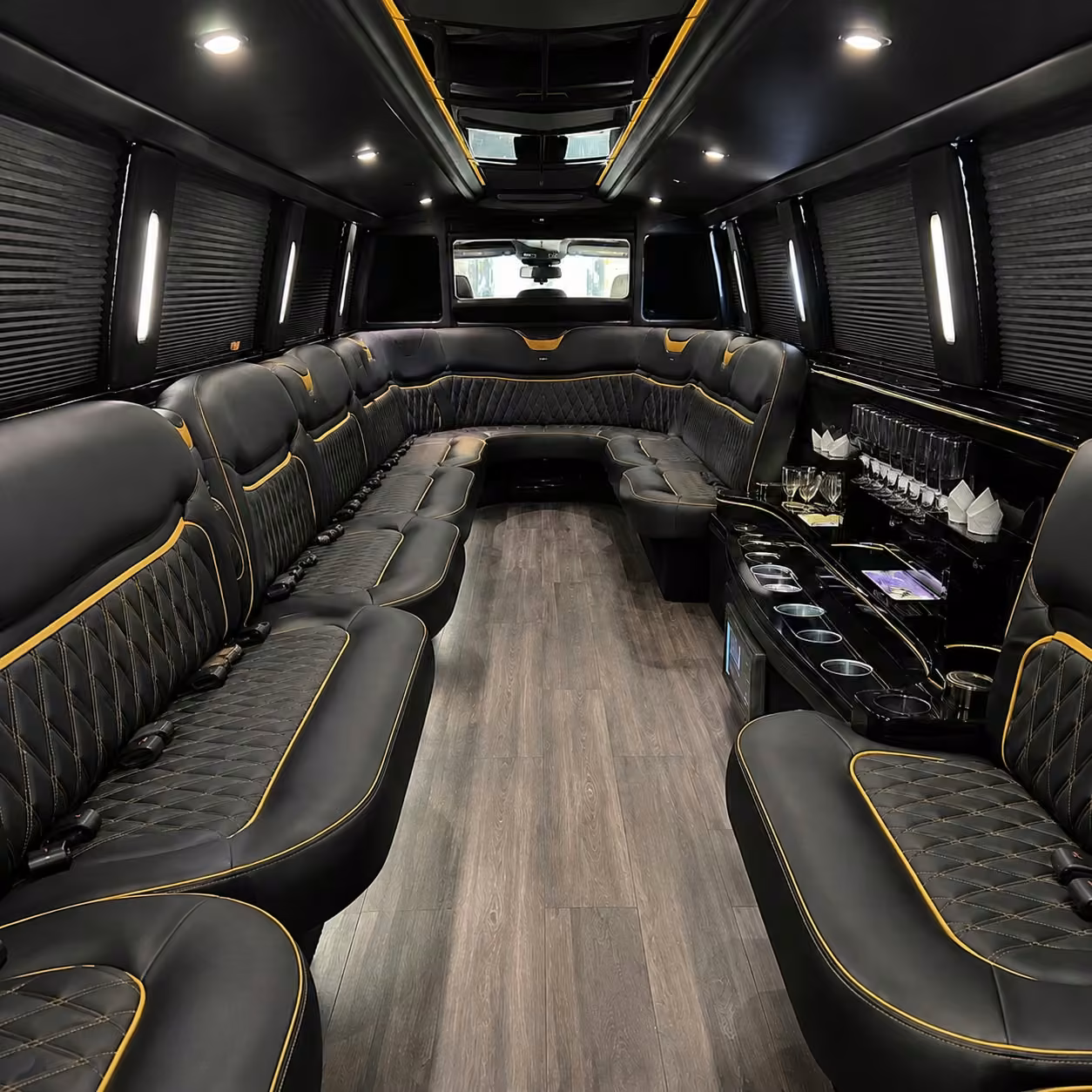 hummer limo interior